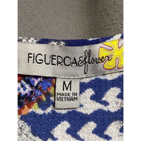 FIGUEROA & FLOWER WO SIZE MEDIUM MULTICOLOR PAISLEY‎ PRINT MIDI DRESS/ TUNIC - Picture 4 of 13
